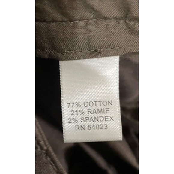 Banana Republic Martin Fit Shorts Brown Womens Tag Size 4 Regular Rolled Cuff - Picture 12 of 13
